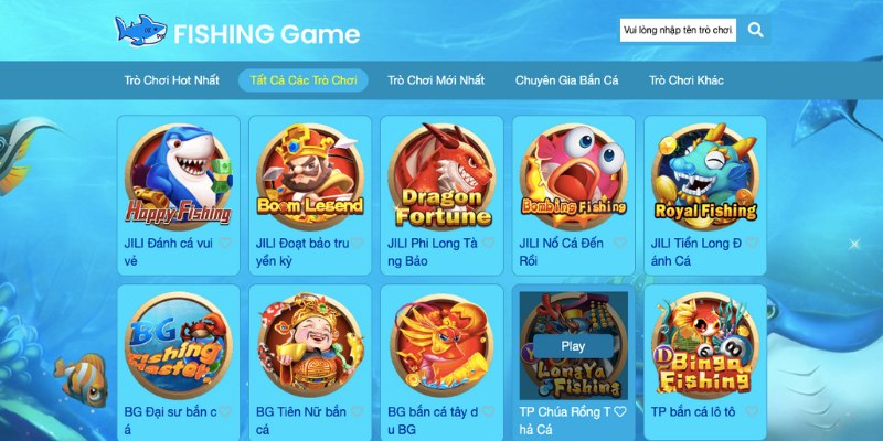 Các tựa game cực phong phú